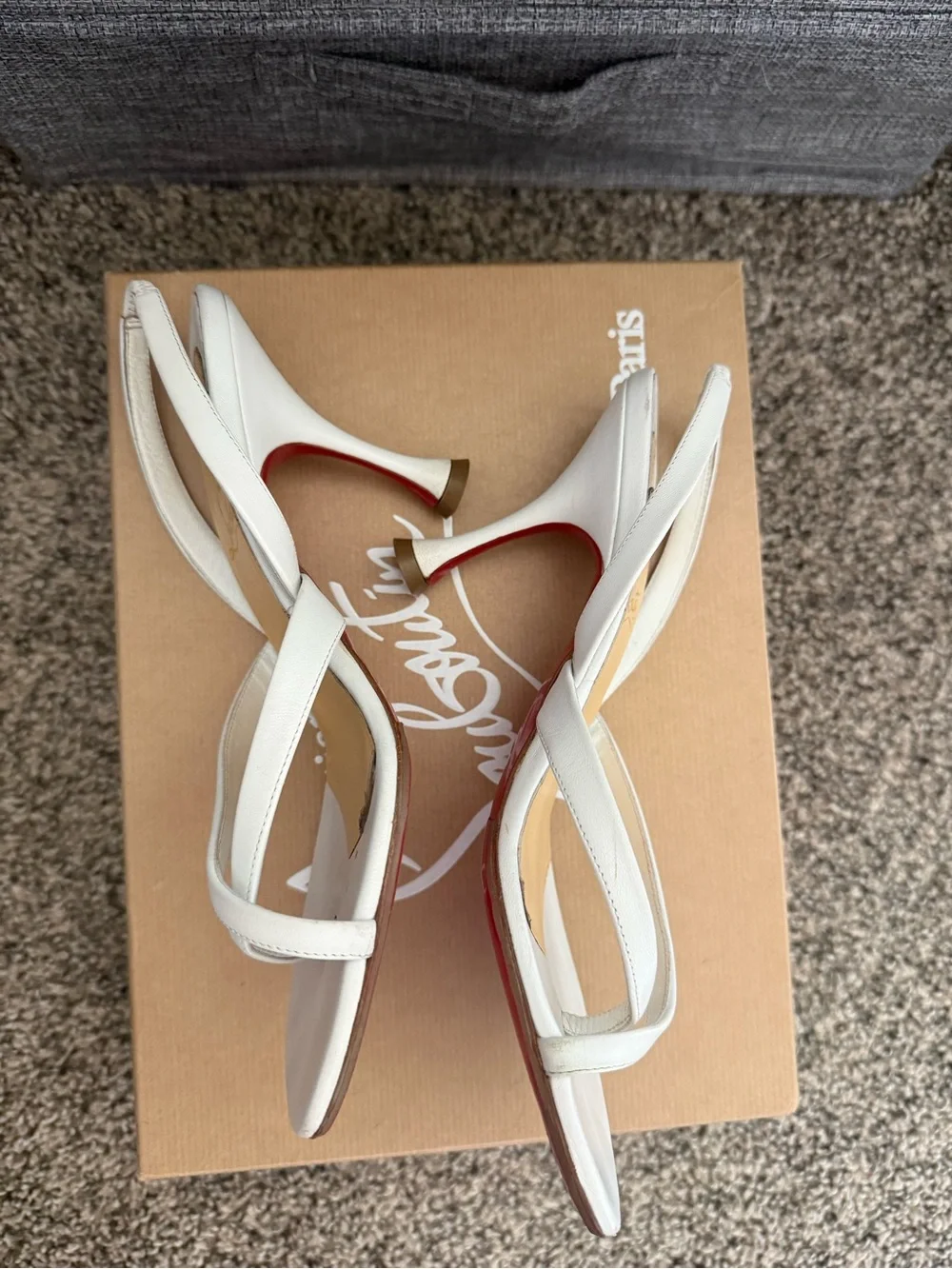 Christian Louboutin chic white